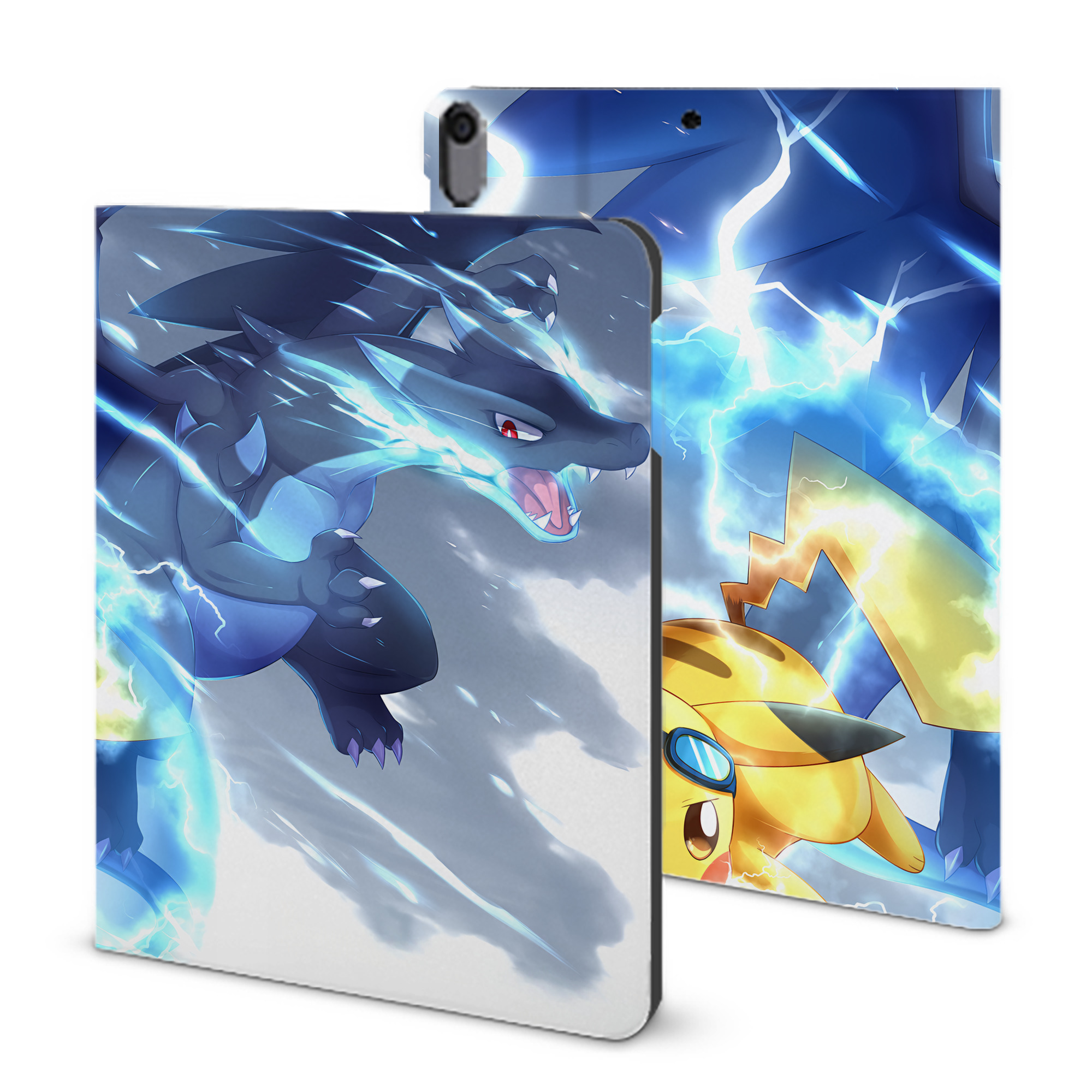 （画像用） ポケットモンスター Pokémon IPad ケース ブック型 PUレザー TPU 耐衝撃 軽量 薄型 ペン収納なし 全面保護 IPad 各モデル対応